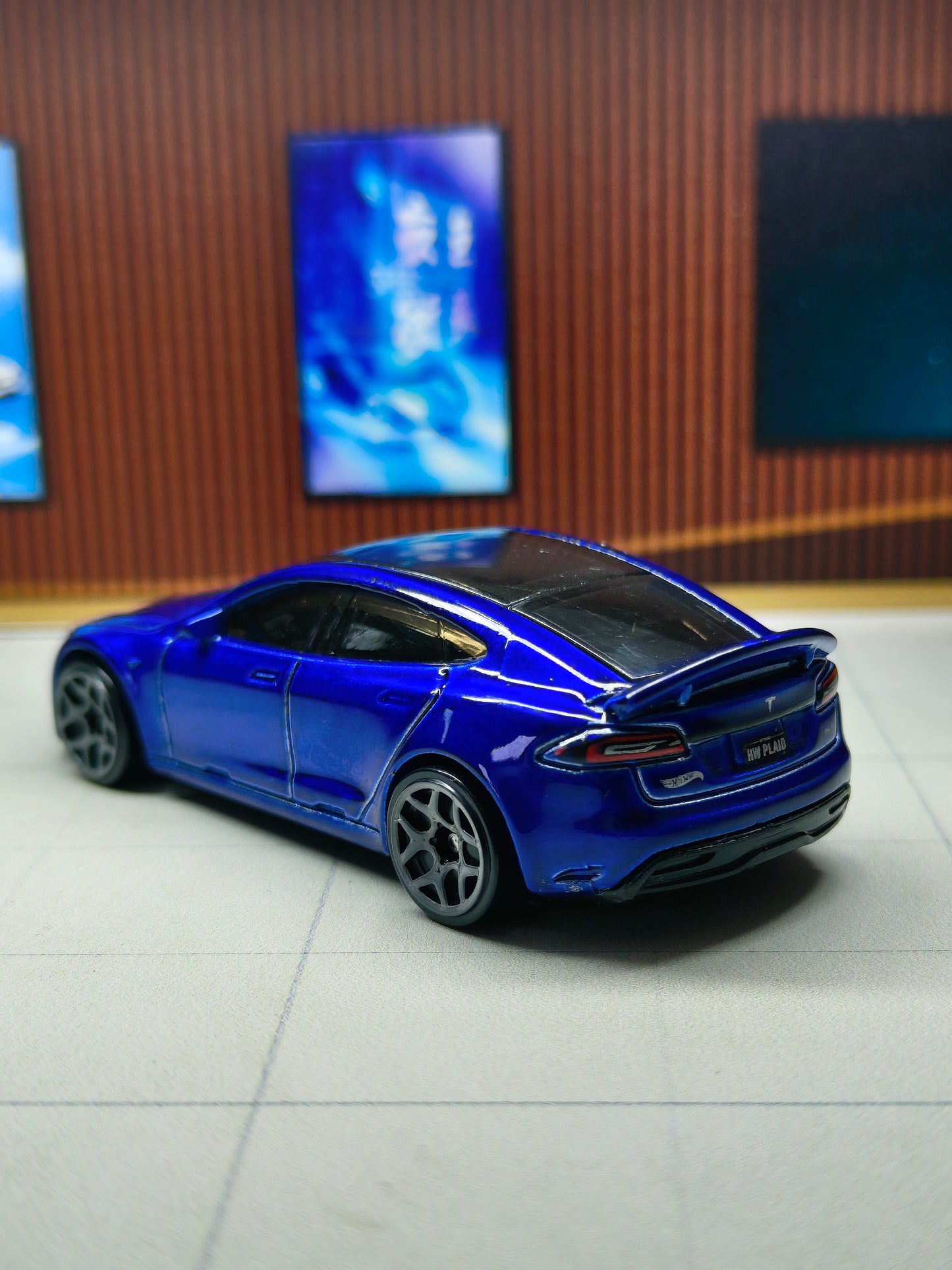 Hot wheels Tesla Model S Plaid