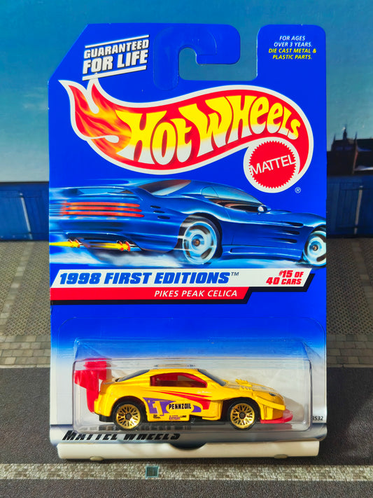 Hot wheels 1998 First Edition Pikes Peak Celica