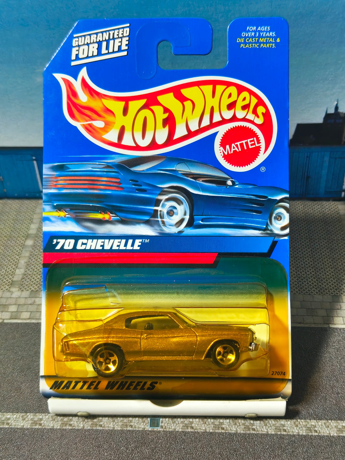 Hot wheels '70 Chevelle (Burbuja rota)