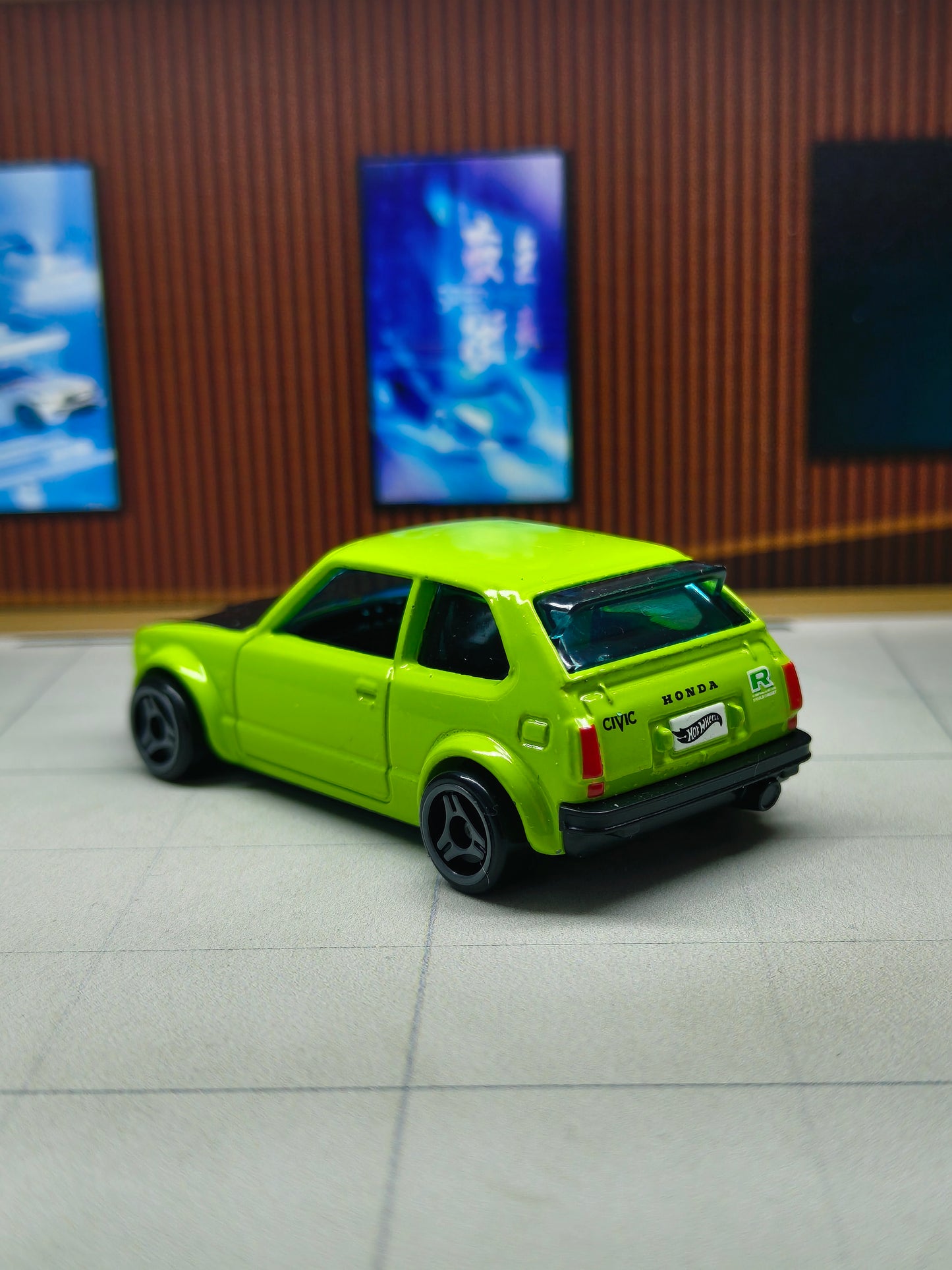Hot wheels '73 Honda Civic Custom