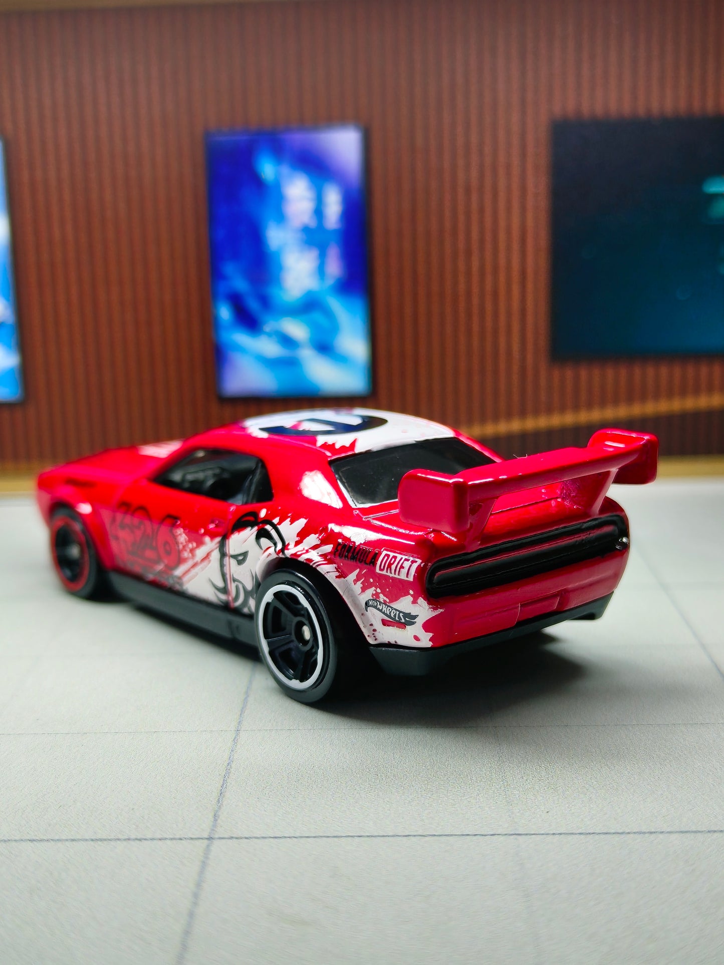Hot wheels Dodge Challenger Drift Car