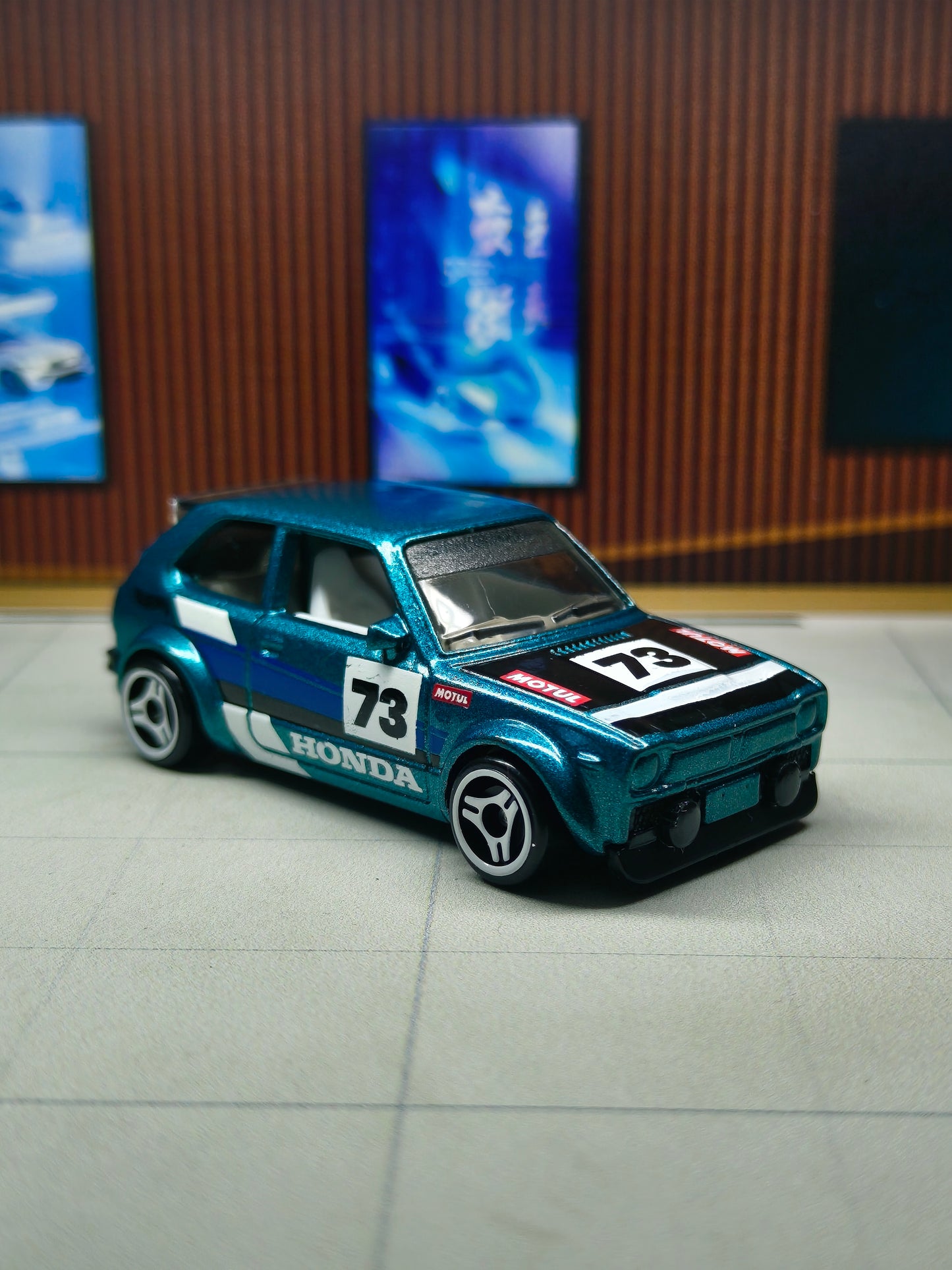 Hot wheels '73 Honda Civic Custom