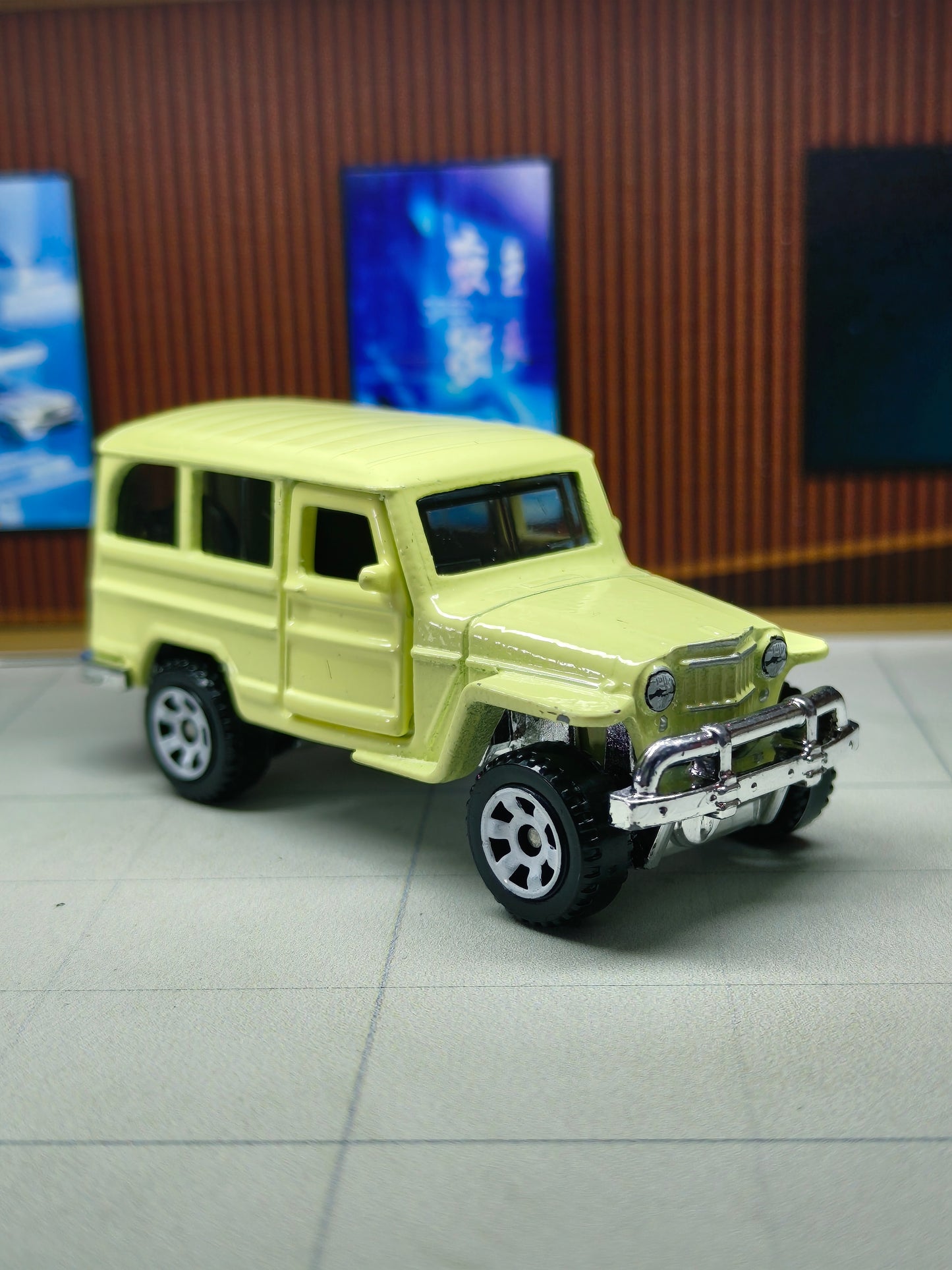 Matchbox 1962 Willys Jeep Wagon (Moving Parts)