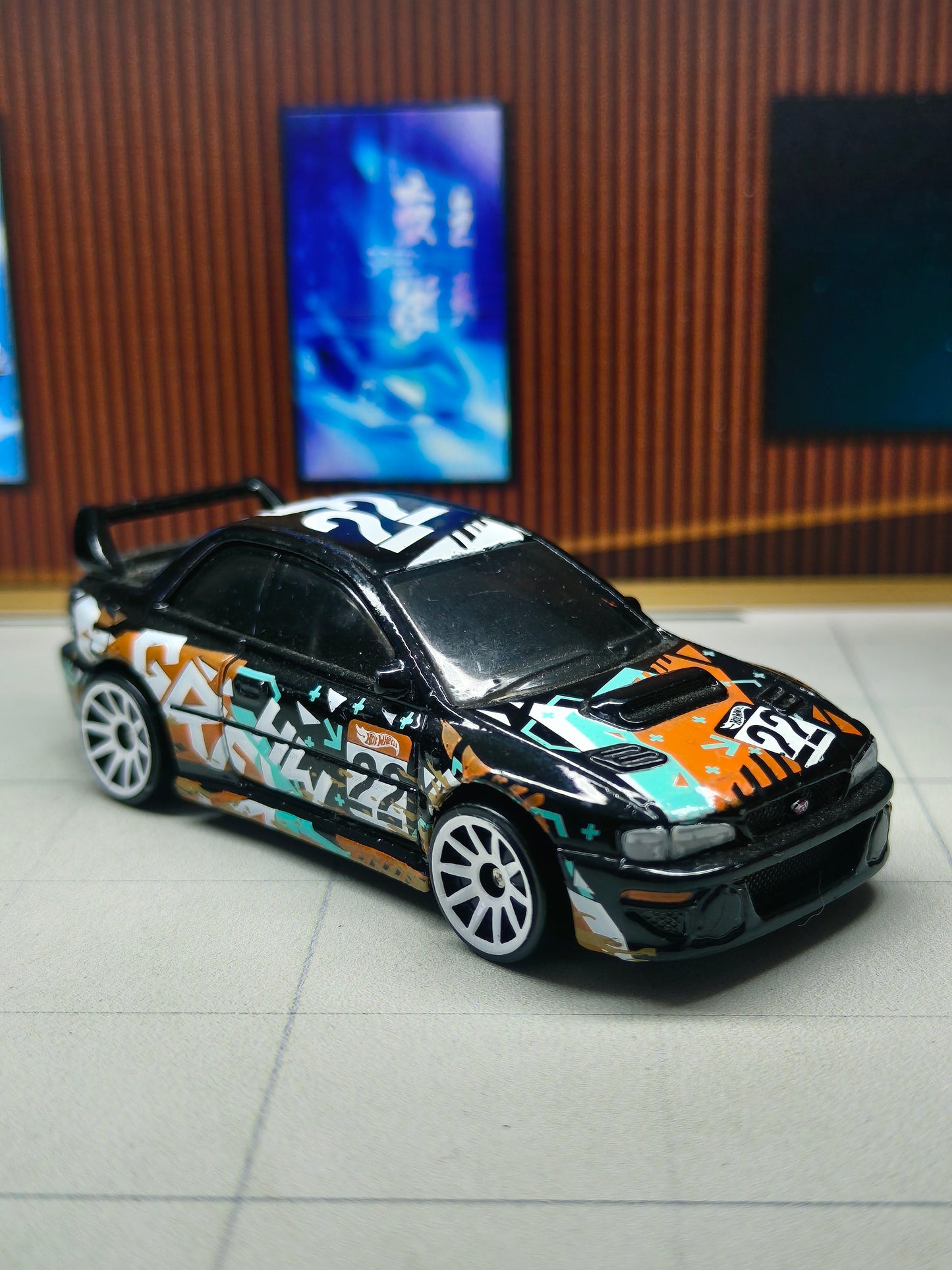 Hot wheels '98 Subaru Impreza 22B-STi Version