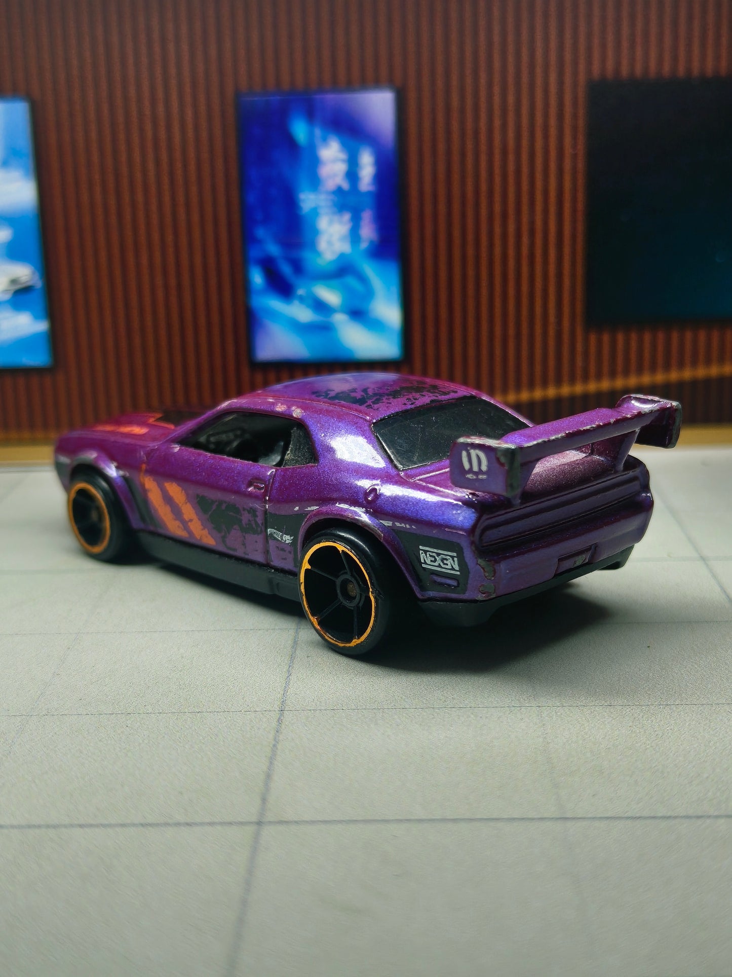 Hot wheels Dodge Challenger Drift Car