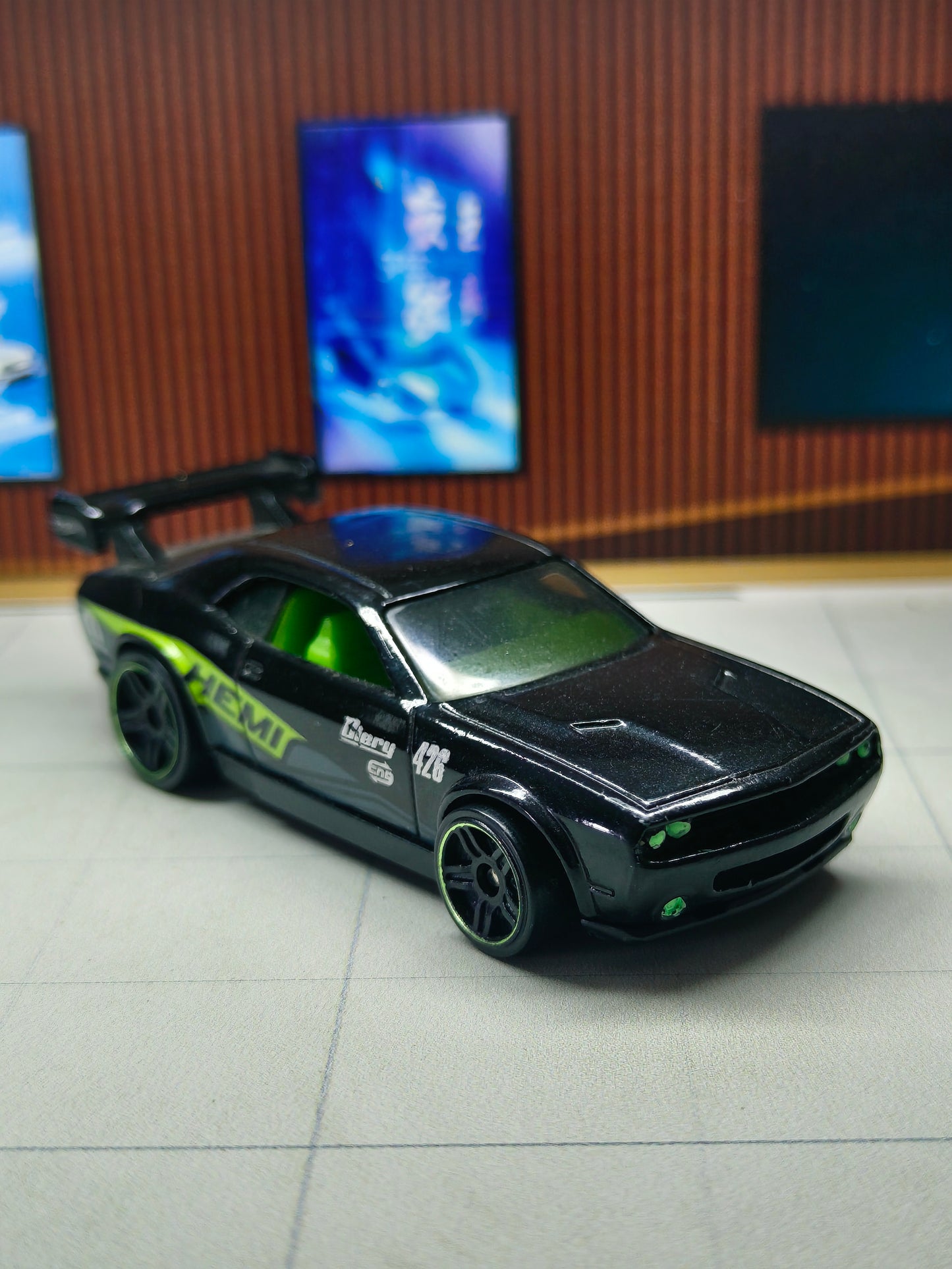 Hot wheels Dodge Challenger Drift Car