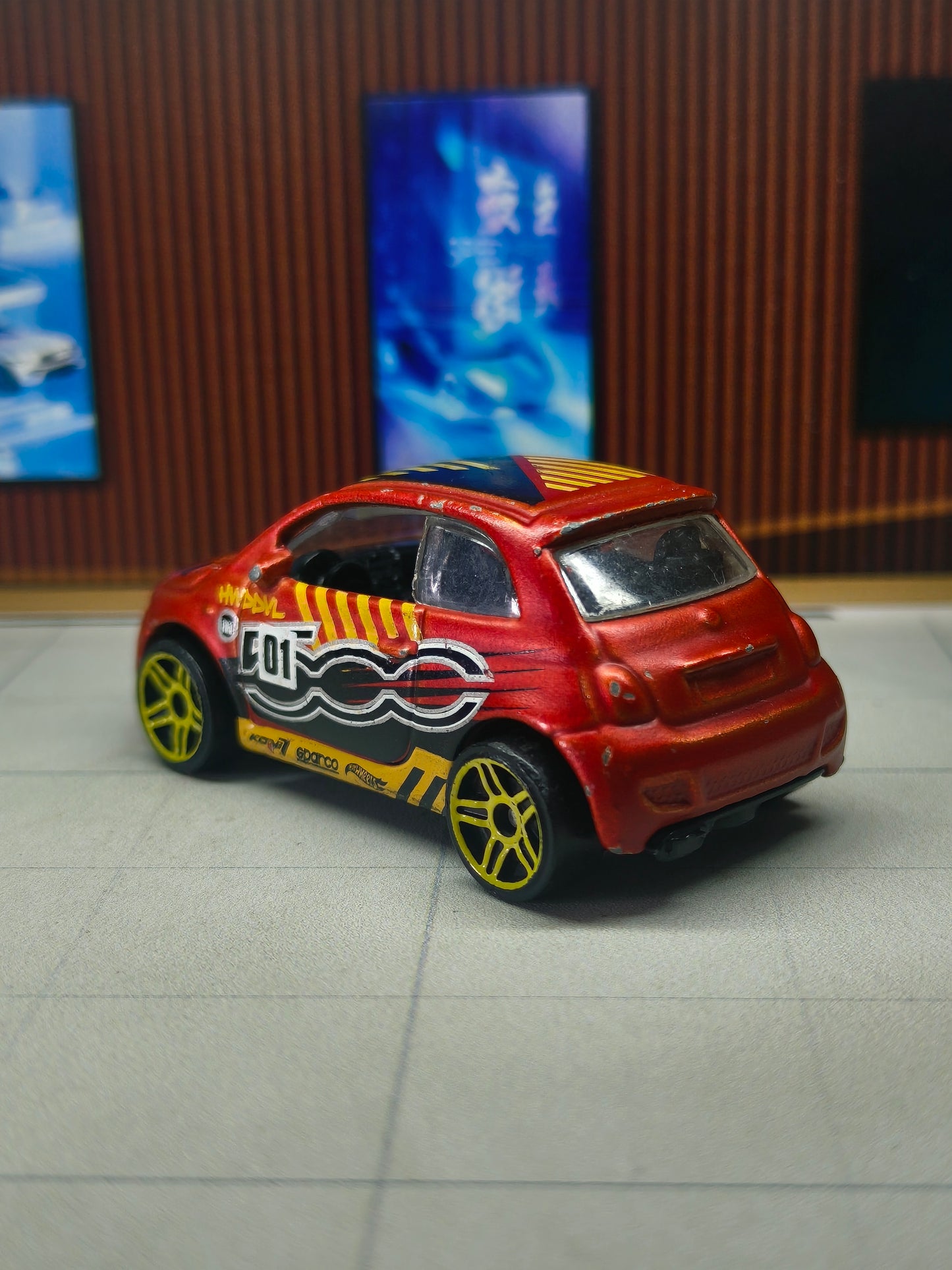 Hot wheels Fiat 500