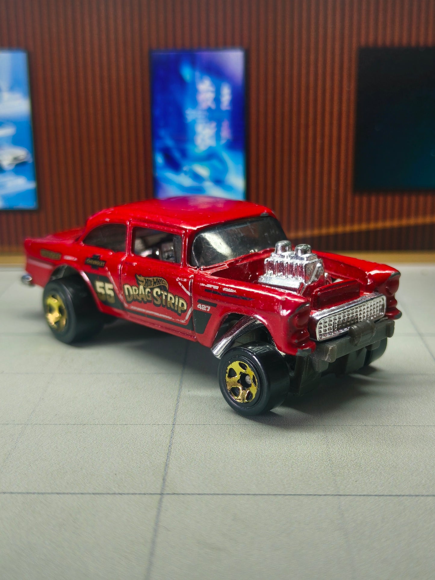 Hot wheels '55 Chevy Bel Air Gasser